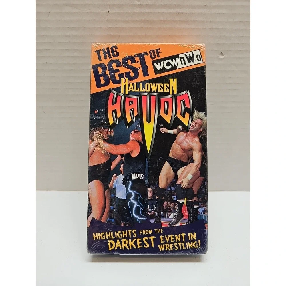 SEALED NEW 1998 VHS VIDEO Best of WCW NWO Halloween Havoc Wrestling HOGAN STING